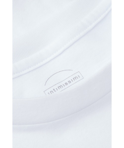 Intimissimi(インティミッシミ)の「コットン ショートスリーブ トップ(Tシャツ/カットソー・レディース・ホワイト/ブラック/ブルー/ライトパープル/ミント/ピンク/スカイブルー/カーキ/アイボリー/モカ・M/L/S)」の19枚目の写真