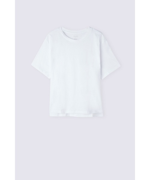 Intimissimi(インティミッシミ)の「コットン ショートスリーブ トップ(Tシャツ/カットソー・レディース・ホワイト/ブラック/ブルー/ライトパープル/ミント/ピンク/スカイブルー/カーキ/アイボリー/モカ・M/L/S)」の20枚目の写真
