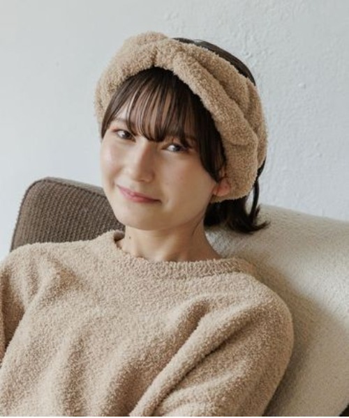GLOBAL WORK(グローバルワーク)の「ルームウェア/ヘアターバン/966357(ヘアバンド・キッズ・オフホワイト/ベージュ・FREE)」の2枚目の写真