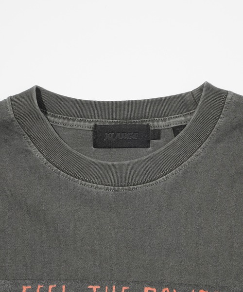 XLARGE(エクストララージ)の「PIGMENT DYED FEEL THE POWER L/S TEE(Tシャツ/カットソー・メンズ・オリーブ/パープル/ブラック・L/S/XL/M)」の13枚目の写真