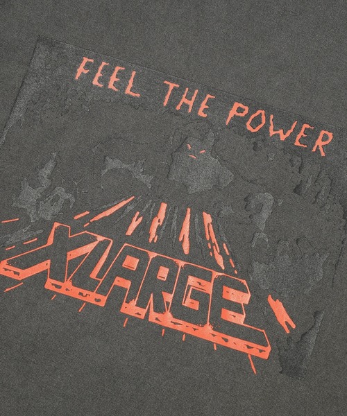 XLARGE(エクストララージ)の「PIGMENT DYED FEEL THE POWER L/S TEE(Tシャツ/カットソー・メンズ・オリーブ/パープル/ブラック・L/S/XL/M)」の14枚目の写真