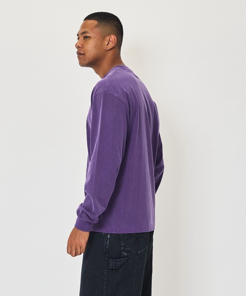 早い者勝ち XLARGE PIGMENT DYED FEEL THE POWER L/S TEE セール】PIGMENT DYED FEEL THE POWER L/S TEE（Tシャツ