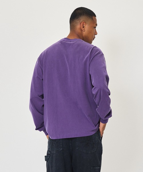 早い者勝ち XLARGE PIGMENT DYED FEEL THE POWER L/S TEE 早い者勝ち XLARGE PIGMENT DYED FEEL THE POWER L/S TEE (X