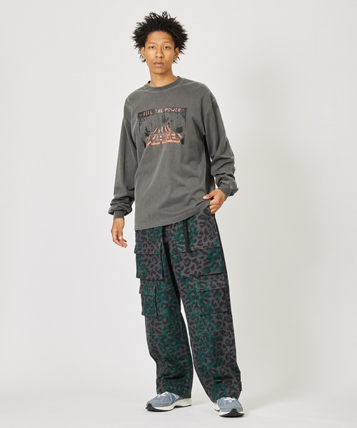 セール】PIGMENT DYED FEEL THE POWER L/S TEE（Tシャツ