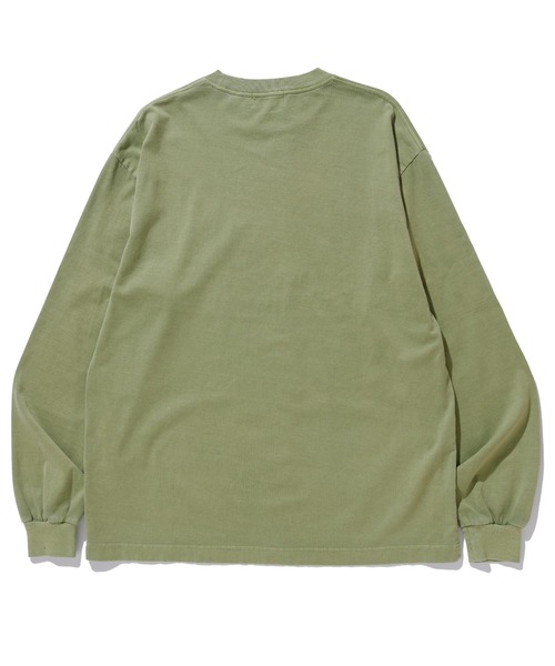 セール】PIGMENT DYED FEEL THE POWER L/S TEE（Tシャツ