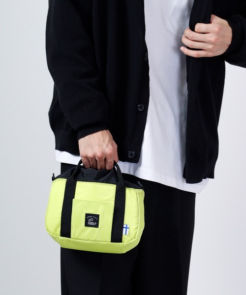 KAKSI（カクシ）の「KAKSI　2WAYミニトートBAG（トートバッグ・メンズ・ベージュ/カーキ/ライム/ワイン/ネイビー/ブラック・FREE）」の4枚目の写真
