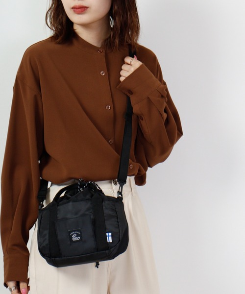 KAKSI（カクシ）の「KAKSI　2WAYミニトートBAG（トートバッグ・メンズ・ベージュ/カーキ/ライム/ワイン/ネイビー/ブラック・FREE）」の9枚目の写真