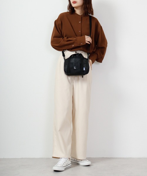 KAKSI（カクシ）の「KAKSI　2WAYミニトートBAG（トートバッグ・メンズ・ベージュ/カーキ/ライム/ワイン/ネイビー/ブラック・FREE）」の11枚目の写真