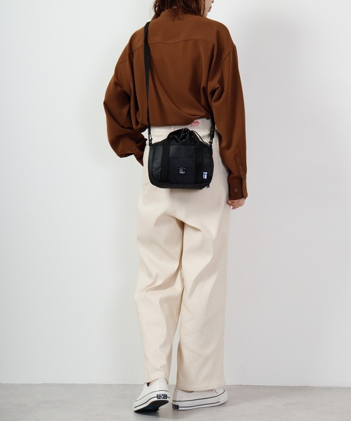 KAKSI（カクシ）の「KAKSI　2WAYミニトートBAG（トートバッグ・メンズ・ベージュ/カーキ/ライム/ワイン/ネイビー/ブラック・FREE）」の12枚目の写真