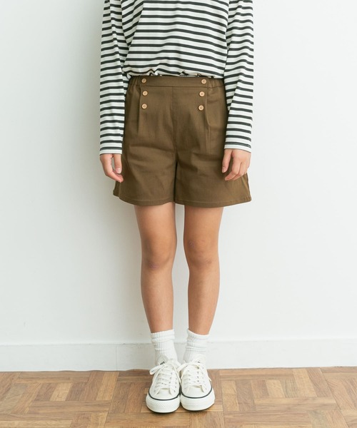 URBAN RESEARCH DOORS（アーバンリサーチドアーズ）の「ストレッチタックキュロット(KIDS)（その他パンツ・キッズ・ブラウン系その他/チェック・120/135/150/105）」の7枚目の写真