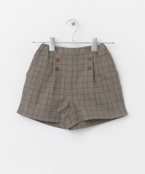 URBAN RESEARCH DOORS（アーバンリサーチドアーズ）の「ストレッチタックキュロット(KIDS)（その他パンツ・キッズ・ブラウン系その他/チェック・120/135/150/105）」の14枚目の写真