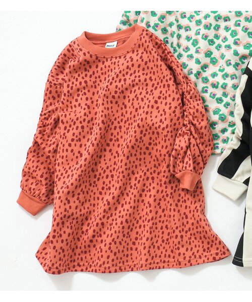 BREEZE(ブリーズ)の「4色4柄ワンピース(ワンピース・キッズ・オレンジ/その他3/ストライプ/ブルー・140/120/130/110/80/90/100)」の3枚目の写真