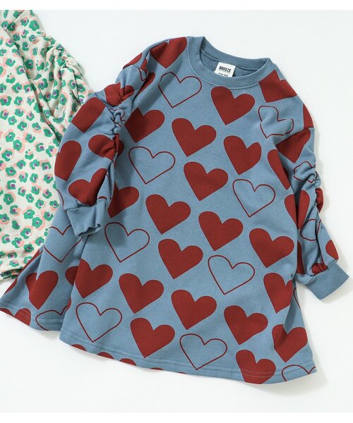 BREEZE(ブリーズ)の「4色4柄ワンピース(ワンピース・キッズ・オレンジ/その他3/ストライプ/ブルー・140/120/130/110/80/90/100)」の2枚目の写真