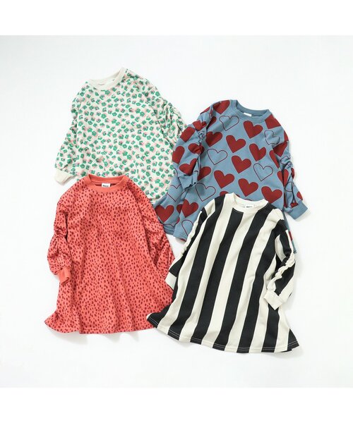 BREEZE(ブリーズ)の「4色4柄ワンピース(ワンピース・キッズ・オレンジ/その他3/ストライプ/ブルー・140/120/130/110/80/90/100)」の5枚目の写真