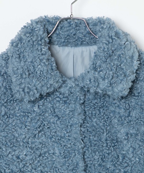 WEGO(ウィゴー)の「WEGO/ボアファーブルゾン(ブルゾン・レディース・オフホワイト/ブラック/サックスブルー・FREE)」の13枚目の写真