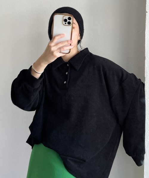 wee9s(ウィークス)の「winter buddy beanie / ウィンターバディービーニー(ニットキャップ/ビーニー・レディース・ブラック/アイボリー/パープル・FREE)」の10枚目の写真