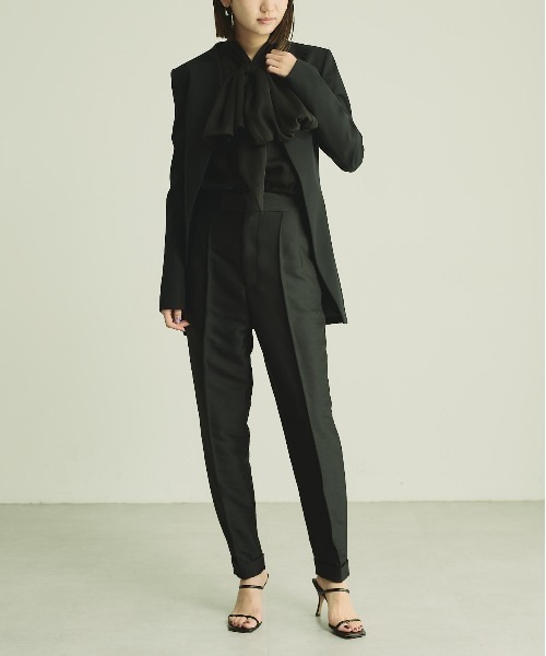 Whim Gazette(ウィムガゼット)の「【長谷川京子さんコラボ】ボウタイブラウス(シャツ/ブラウス・レディース・ブラック・FREE)」の8枚目の写真