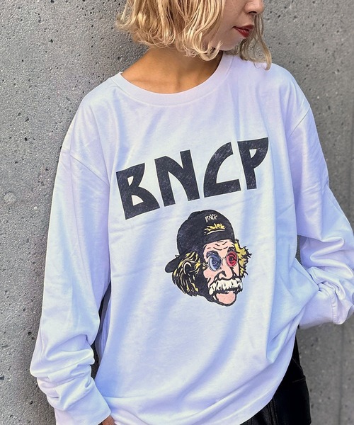 CIAOPANIC(チャオパニック)の「【ZOZO限定】BNCPファンキーグランパロンT(Tシャツ/カットソー・レディース・ブラック×ホワイト/ブラック×レッド/ホワイト×グリーン/ホワイト×パープル/ブラック×イエロー/ホワイト×ブラック・S/XXS/XL/XXXL/XS/XXL/L/M)」の16枚目の写真