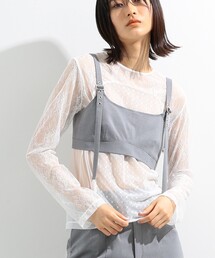 Ray BEAMS | Ray BEAMS / ベルテッド ビスチェ(キャミソール)