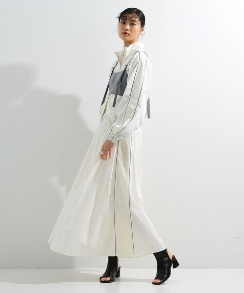 Ray BEAMS（レイビームス）の「Ray BEAMS / ベルテッド ビスチェ（キャミソール・レディース・ライトグレー/ブラック・1/0）」の10枚目の写真