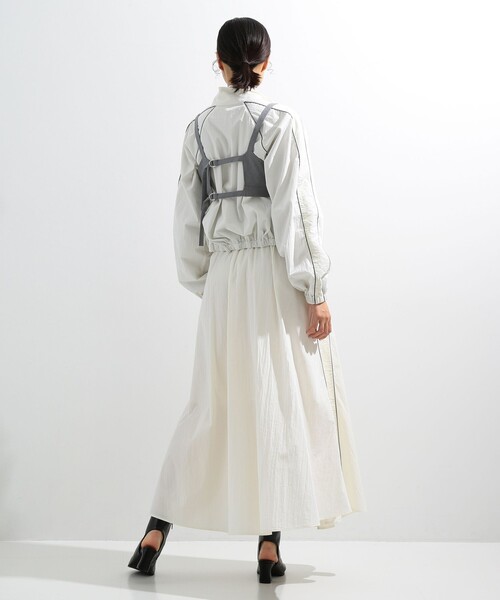 Ray BEAMS（レイビームス）の「Ray BEAMS / ベルテッド ビスチェ（キャミソール・レディース・ライトグレー/ブラック・1/0）」の11枚目の写真