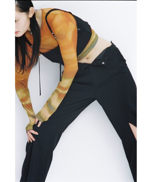 Ray BEAMS（レイビームス）の「Ray BEAMS / ベルテッド ビスチェ（キャミソール・レディース・ライトグレー/ブラック・1/0）」の15枚目の写真