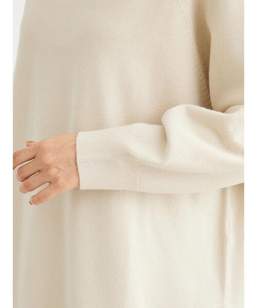 Green Parks(グリーンパークス)の「もちやわボートネックニットチュニック(チュニック・レディース・グリーン/グレー系その他/ライトベージュ・FREE)」の11枚目の写真