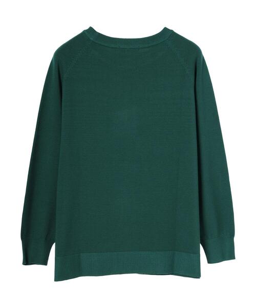 Green Parks(グリーンパークス)の「もちやわボートネックニットチュニック(チュニック・レディース・グリーン/グレー系その他/ライトベージュ・FREE)」の21枚目の写真