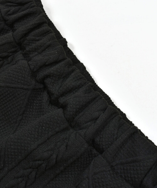 ZIDDY（ジディ）の「フード付きジャガードセットアップ(130~160cm)（セットアップ・キッズ・ブラック/ベージュ・150cm/140cm/130cm/FREE）」の17枚目の写真