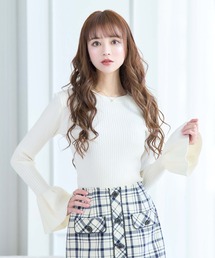 emiriawiz | Sweet pea sleeve knit tops(ニット/セーター)