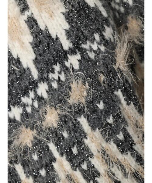 Te chichi（テチチ）の「フェアアイル柄ニットプルオーバー（ニット/セーター・レディース・オフホワイト/ブラック・F）」の19枚目の写真