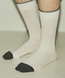 【 The Role design / ザ・ロールデザイン 】 BICOLOR RIB SOCKS MENS / バイカラー リブソックス メンズ