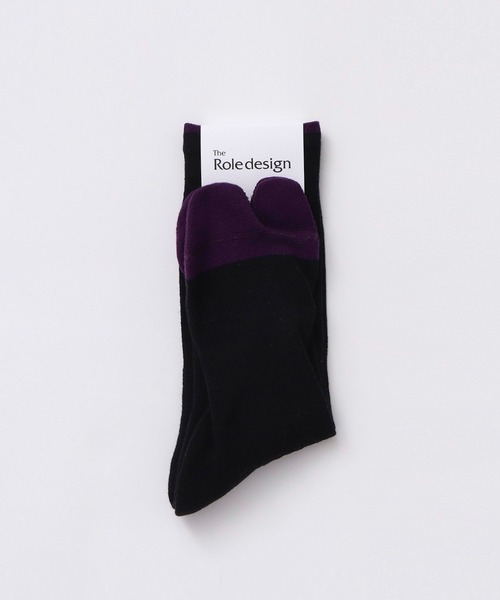The Role design(ザロールデザイン)の「【 The Role design / ザ・ロールデザイン 】 BICOLOR RIB SOCKS MENS / バイカラー リブソックス メンズ(ソックス/靴下・メンズ・ブラック/ホワイト/グレー・FREE)」の14枚目の写真