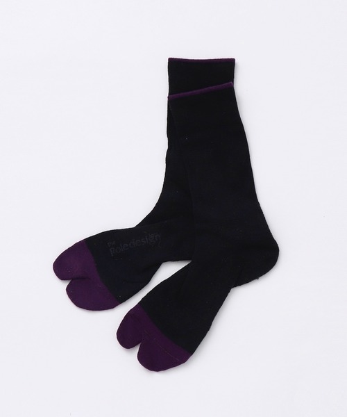 The Role design(ザロールデザイン)の「【 The Role design / ザ・ロールデザイン 】 BICOLOR RIB SOCKS MENS / バイカラー リブソックス メンズ(ソックス/靴下・メンズ・ブラック/ホワイト/グレー・FREE)」の4枚目の写真