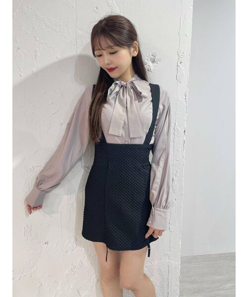 EATME（イートミー）の「BACKレースアップジャンスカ（スカート・レディース・オフホワイト/ブラック・MEDIUM/SMALL）」の9枚目の写真