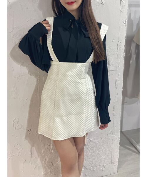 EATME（イートミー）の「BACKレースアップジャンスカ（スカート・レディース・オフホワイト/ブラック・MEDIUM/SMALL）」の13枚目の写真