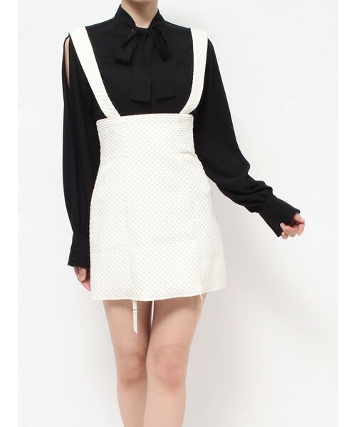 EATME（イートミー）の「BACKレースアップジャンスカ（スカート・レディース・オフホワイト/ブラック・MEDIUM/SMALL）」の14枚目の写真