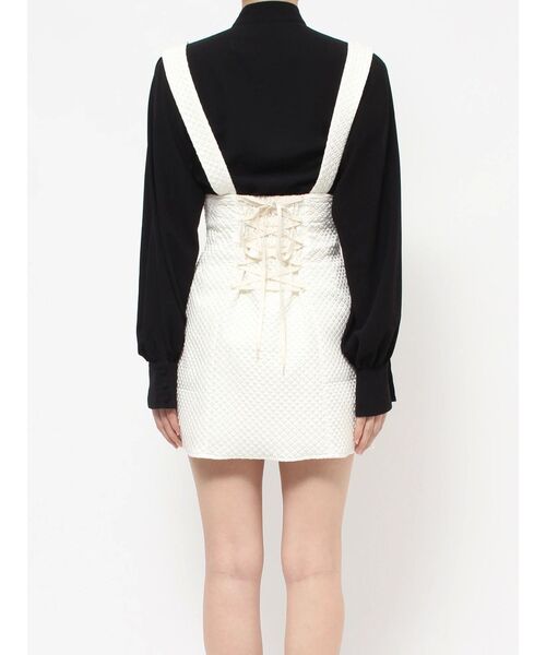 EATME（イートミー）の「BACKレースアップジャンスカ（スカート・レディース・オフホワイト/ブラック・MEDIUM/SMALL）」の17枚目の写真