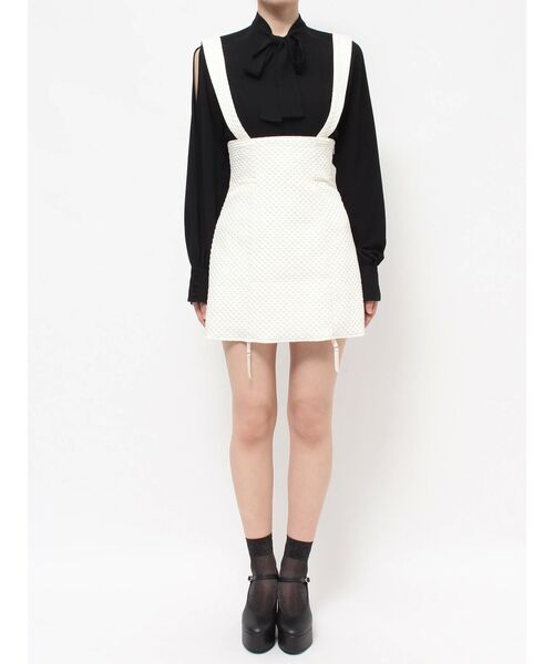 EATME（イートミー）の「BACKレースアップジャンスカ（スカート・レディース・オフホワイト/ブラック・MEDIUM/SMALL）」の22枚目の写真