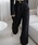 Uenui�i�E�j���C�j�́uhighwaist belt pants�i�X���b�N�X�j�v�b�u���b�N