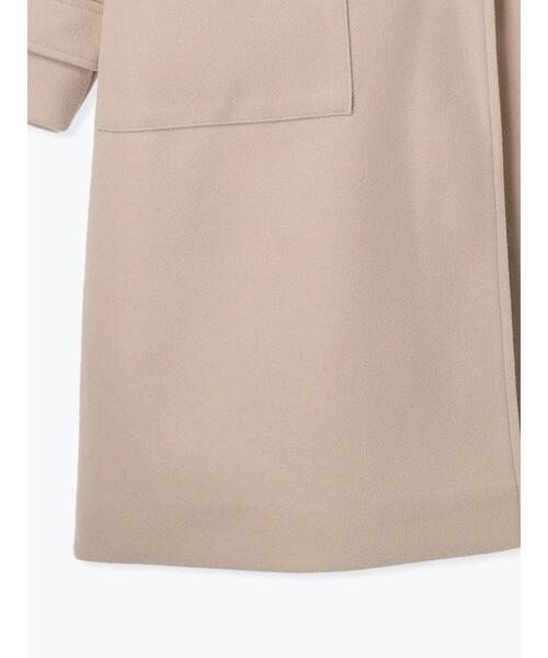 ehka sopo（エヘカソポ）の「ステンカラーコート（ステンカラーコート・レディース・ベージュ/ブラック/モカ・F）」の11枚目の写真