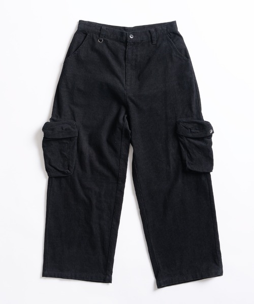 WETTEMPT(ウィテンプト)の「BIG POCKET CORDUROY CARGO PANTS /ビッグポケットコーデュロイカーゴパンツ(カーゴパンツ・メンズ・ネイビー/ブラック・LARGE/SMALL/MEDIUM)」の2枚目の写真