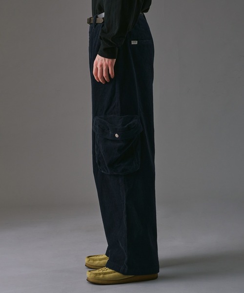 WETTEMPT(ウィテンプト)の「BIG POCKET CORDUROY CARGO PANTS /ビッグポケットコーデュロイカーゴパンツ(カーゴパンツ・メンズ・ネイビー/ブラック・LARGE/SMALL/MEDIUM)」の15枚目の写真