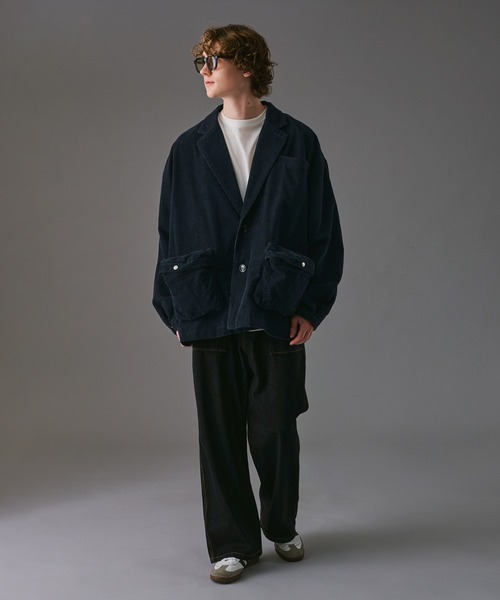 WETTEMPT(ウィテンプト)の「BIG POCKET CORDUROY CARGO PANTS /ビッグポケットコーデュロイカーゴパンツ(カーゴパンツ・メンズ・ネイビー/ブラック・LARGE/SMALL/MEDIUM)」の20枚目の写真