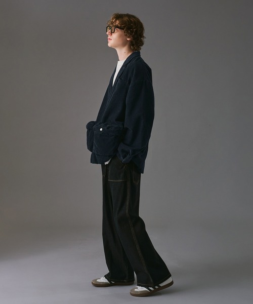 WETTEMPT(ウィテンプト)の「BIG POCKET CORDUROY CARGO PANTS /ビッグポケットコーデュロイカーゴパンツ(カーゴパンツ・メンズ・ネイビー/ブラック・LARGE/SMALL/MEDIUM)」の21枚目の写真