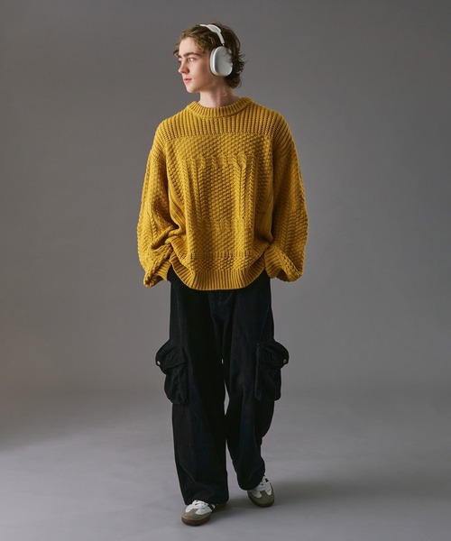 WETTEMPT(ウィテンプト)の「BIG POCKET CORDUROY CARGO PANTS /ビッグポケットコーデュロイカーゴパンツ(カーゴパンツ・メンズ・ネイビー/ブラック・LARGE/SMALL/MEDIUM)」の8枚目の写真
