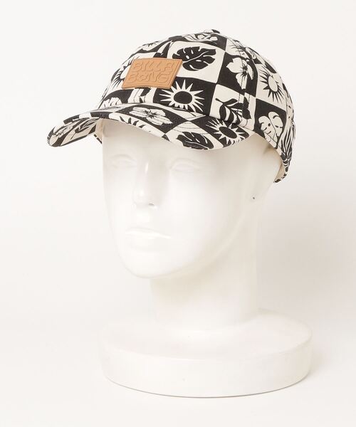 BILLABONG(ビラボン)の「【直営店限定】BILLABONG レディース PRINTED CAP キャップ 【2024年春夏モデル】/ビラボンフラワーモチーフ6パネルキャップ(キャップ・レディース・ブラック/オレンジ/グリーン系その他・FREE)」の1枚目の写真
