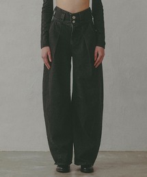 atelier SOMETHING/アトリエサムシング TLEB BALLOON DENIM PANTS/ハイウエスト2WAYカーブデニムパンツ