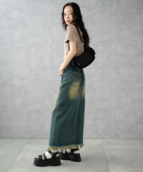 WEGO(ウィゴー)の「WEGO/ポケットデザインショルダー(ショルダーバッグ・レディース・ベージュ/ブラック/ブラック系その他・FREE)」の11枚目の写真