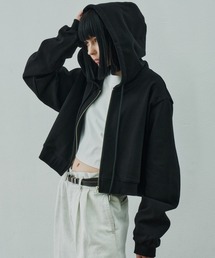 CASPER JOHN AIVER（キャスパージョンアイバー）の「AIVER　ヘビーウエイトクロップドフルジップパーカー（パーカー）」